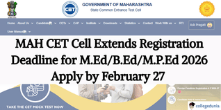 MAH CET Cell Extends Registration Deadline for M.Ed/B.Ed/M.P.Ed 2026; Apply by February 27 @cetcell.mahacet.org